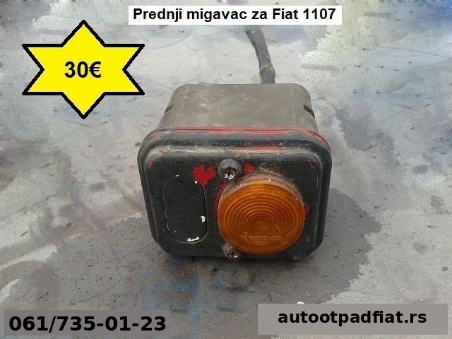 Prednji migavac za Fiat 1107 (nova Kampanjola)