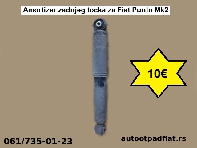 Amortizer zadnjeg tocka za Fiat Punto Mk2