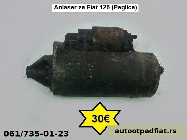 Anlaser za Fiat 126 (Peglica)