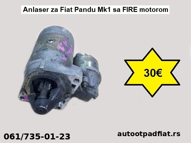 Anlaser za Fiat Pandu Mk1 sa FIRE motorom
