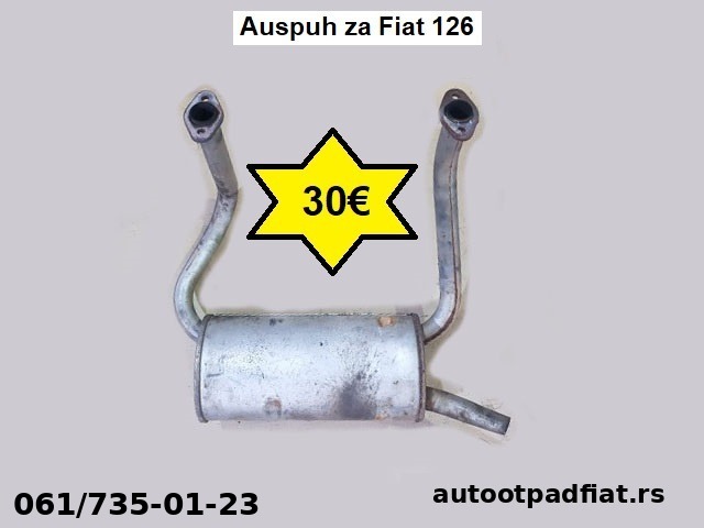 Auspuh za Fiat 126