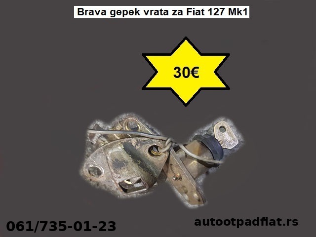 Brava gepek vrata za Fiat 127 Mk1