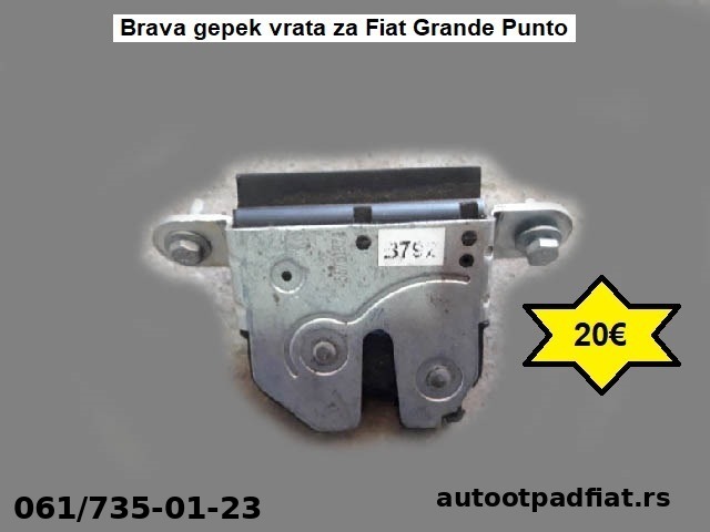 Brava gepek vrata za Fiat Grande Punto