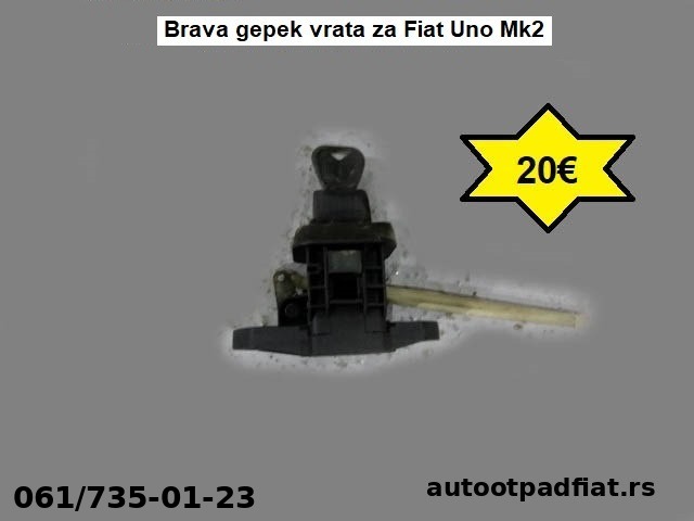 Brava gepek vrata za Fiat Uno Mk2