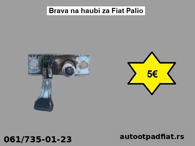 Brava na haubi za Fiat Palio