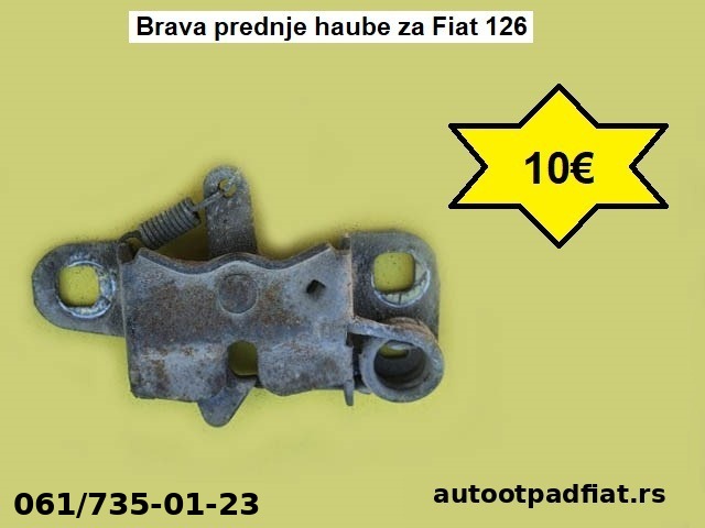 Brava prednje haube za Fiat 126