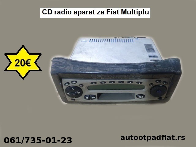 CD radio aparat za Fiat Multiplu