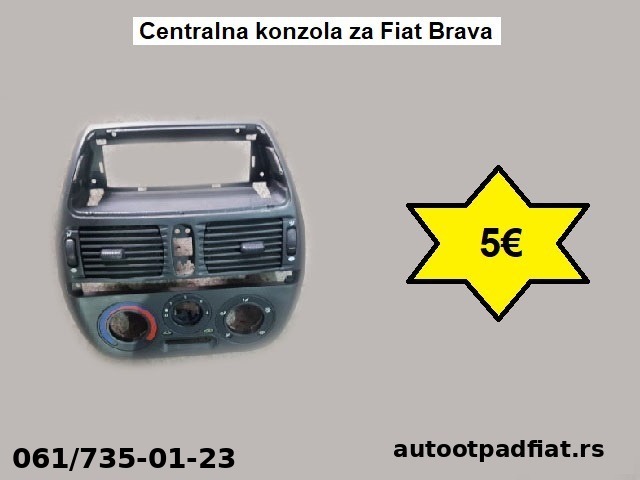 Centralna konzola za Fiat Brava