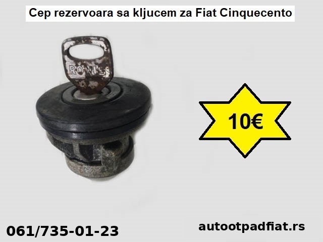 Cep rezervoara sa kljucem za Fiat Cinquecento