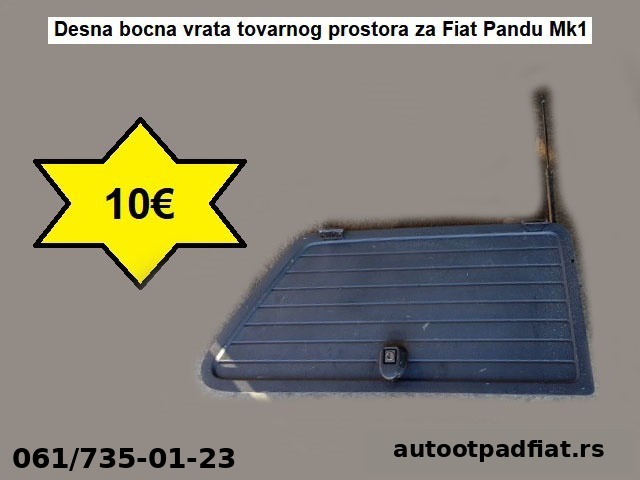 Desna bocna vrata tovarnog prostora za Fiat Pandu Mk1