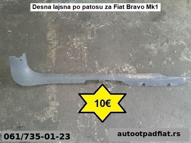 Desna lajsna po patosu za Fiat Bravo Mk1