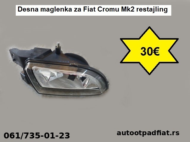 Desna maglenka za Fiat Cromu Mk2 restajling