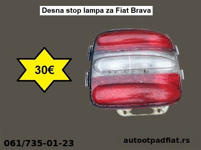 Desna stop lampa za Fiat Brava