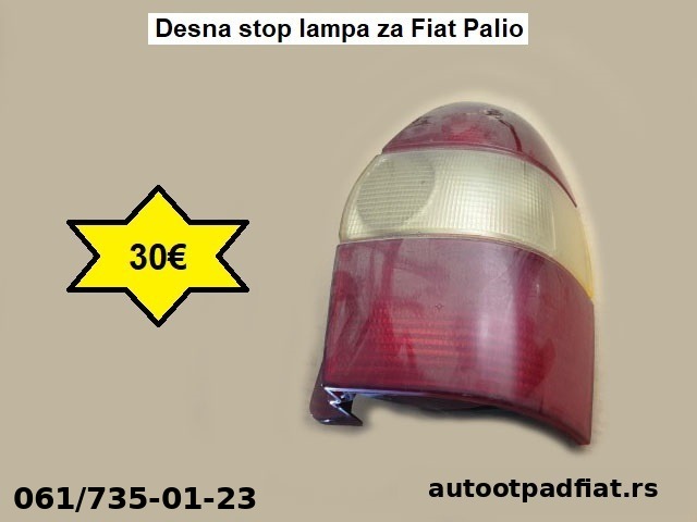 Desna stop lampa za Fiat Palio