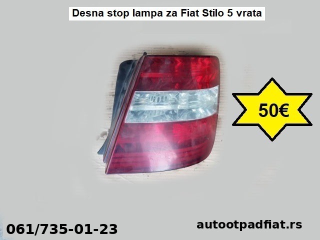 Desna stop lampa za Fiat Stilo 5 vrata