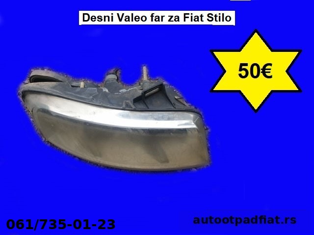 Desni Valeo far za Fiat Stilo