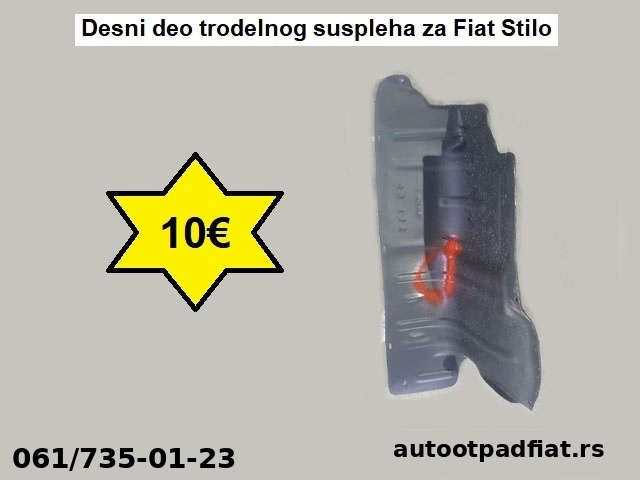 Desni deo trodelnog suspleha za Fiat Stilo