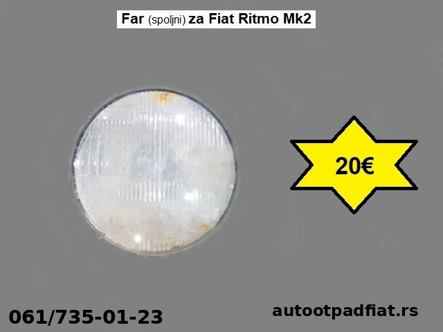 Far (spoljni) za Fiat Ritmo Mk2