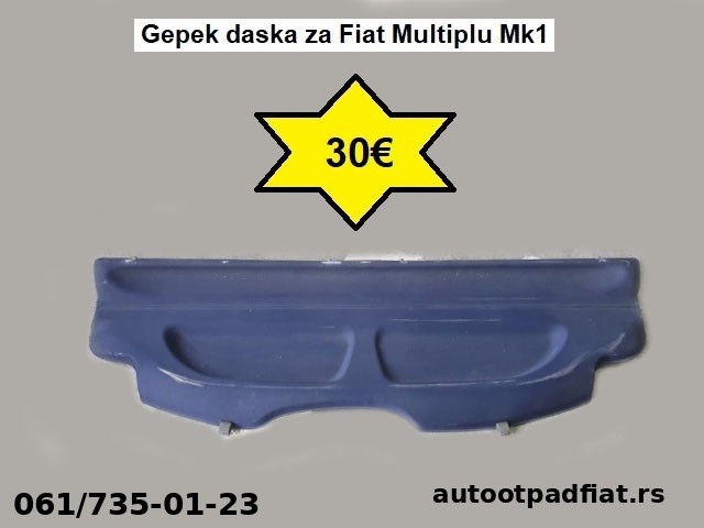 Gepek daska za Fiat Multiplu Mk1