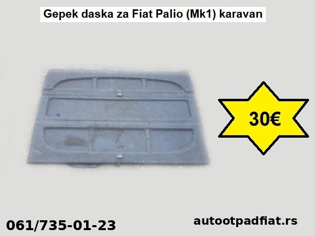 Gepek daska za Fiat Palio (Mk1) karavan