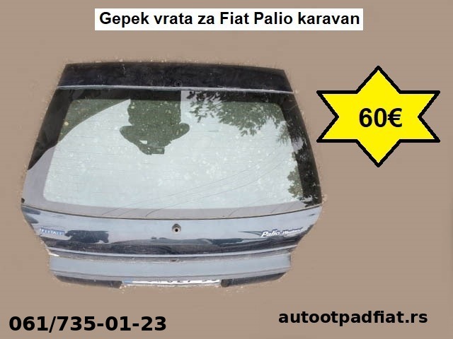 Gepek vrata za Fiat Palio karavan