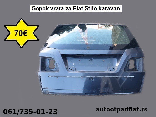 Gepek vrata za Fiat Stilo karavan