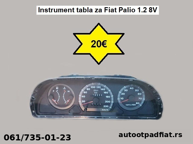 Instrument tabla za Fiat Palio 1.2 8V