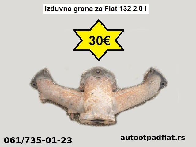 Izduvna grana za Fiat 132 2.0 i