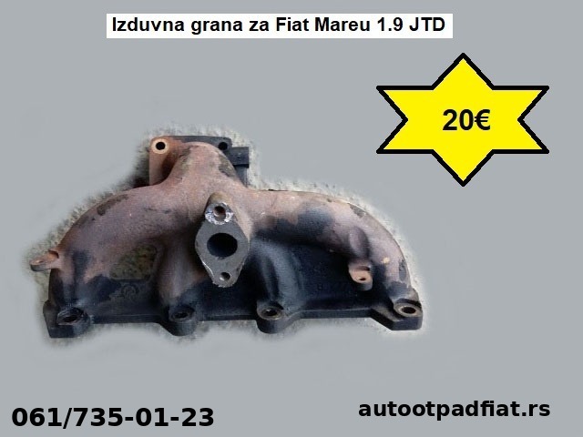 Izduvna grana za Fiat Mareu 1.9 JTD