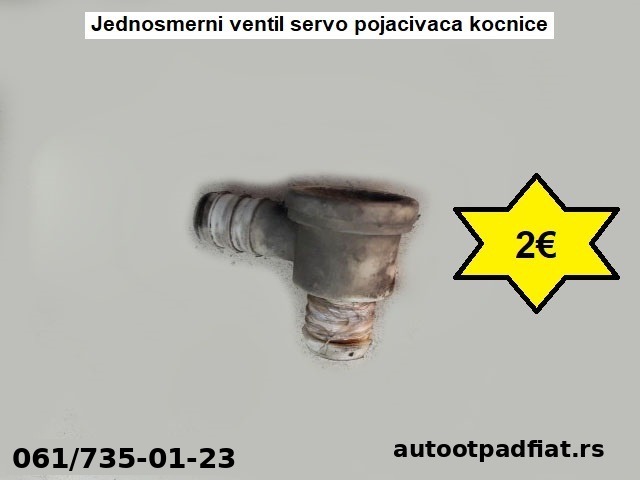 Jednosmerni ventil servo pojacivaca kocnice