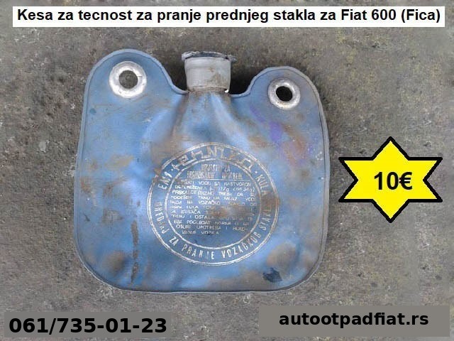 Kesa za tecnost za pranje prednjeg stakla za Fiat 128