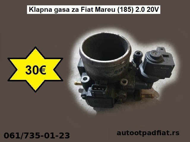 Klapna gasa za Fiat Mareu (185) 2.0 20V