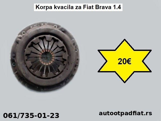 Korpa kvacila za Fiat Brava 1.4