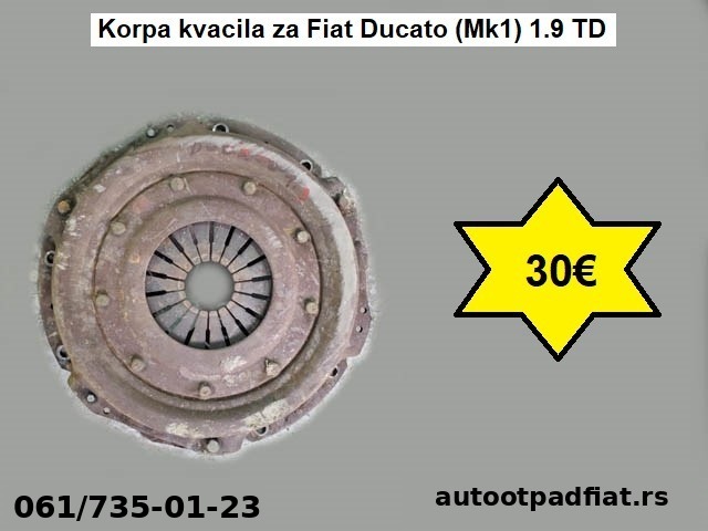 Korpa kvacila za Fiat Ducato (Mk1) 1.9 TD