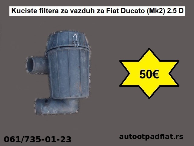 Kuciste filtera za vazduh za Fiat Ducato (Mk2) 2.5 D