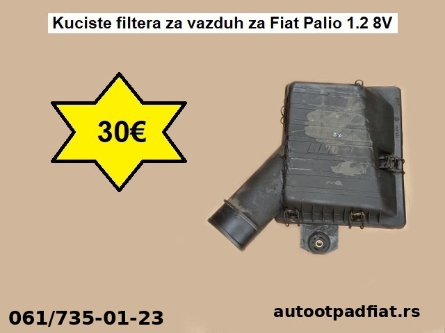 Kuciste filtera za vazduh za Fiat Palio 1.2 8V