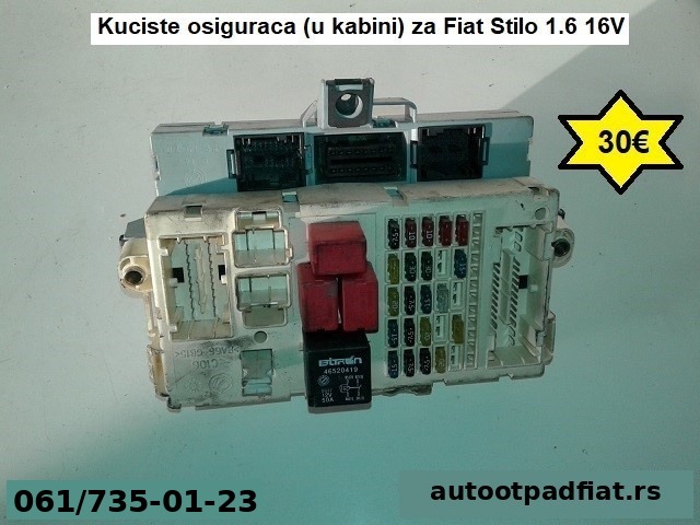 Kuciste osiguraca (u kabini) za Fiat  Stilo 1.6 16V