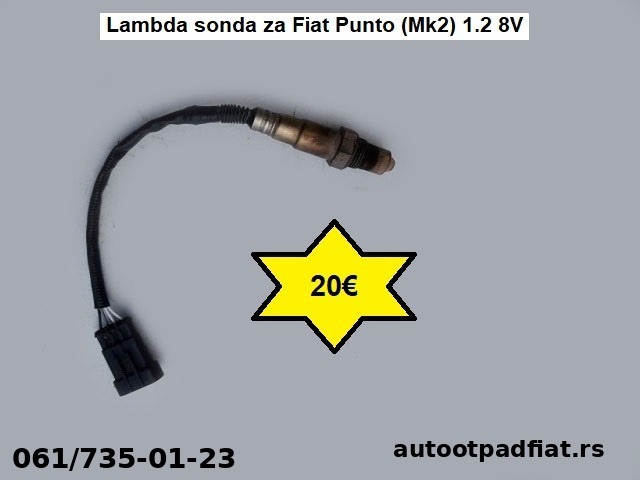 Lambda sonda za Fiat Punto (Mk2) 1.2 8V