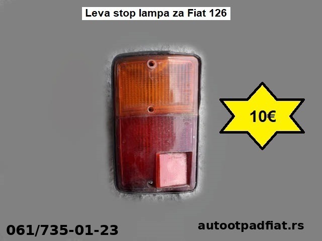 Leva stop lampa za Fiat 126
