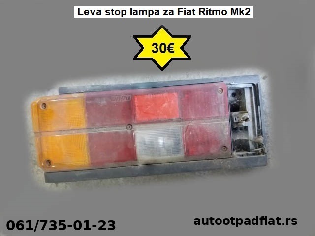 Leva stop lampa za Fiat Ritmo Mk2