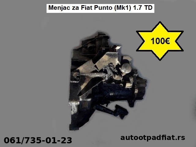 Menjac za Fiat Punto (Mk1) 1.7 TD