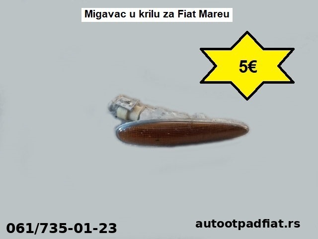 Migavac u krilu za Fiat Mareu