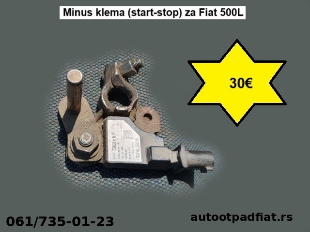 Minus klema (start-stop) za Fiat 500L