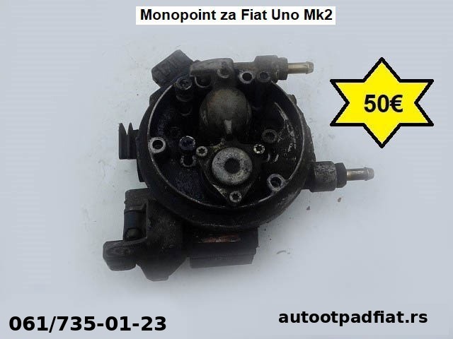 Monopoint za Fiat Uno Mk2