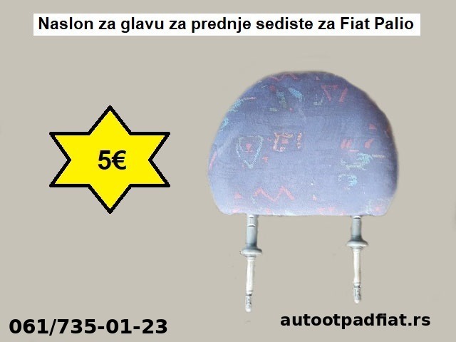 Naslon za glavu za prednje sediste za Fiat Palio