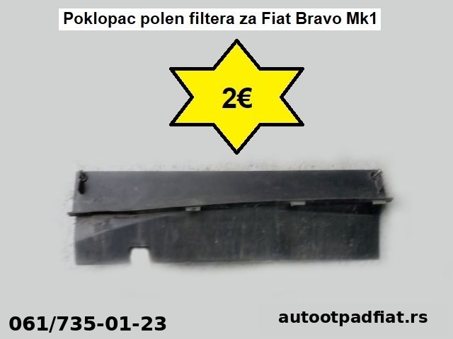 Poklopac polen filtera za Fiat Bravo Mk1