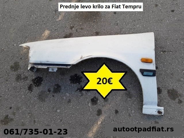 Prednje levo krilo za Fiat Tempru