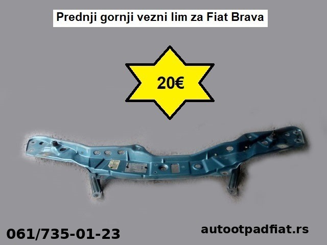 Prednji gornji vezni lim za Fiat Brava