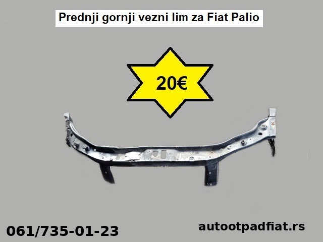 Prednji gornji vezni lim za Fiat Palio