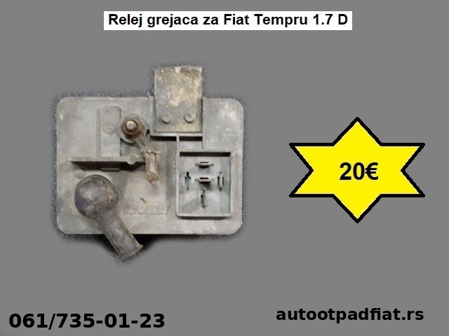 Relej grejaca za Fiat Tempru 1.7 D
